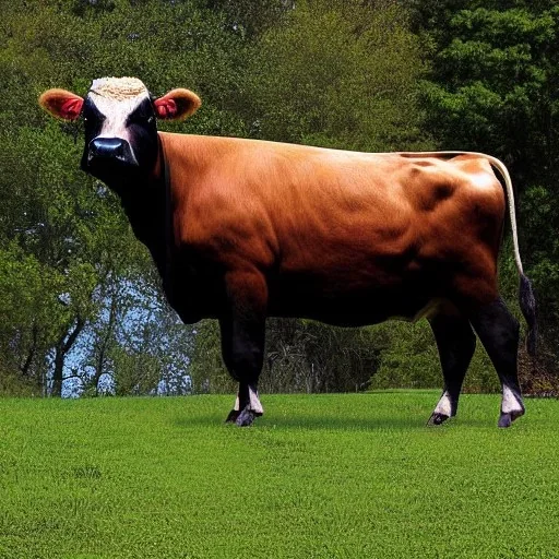 Modern Photograph Presidential Portrait of a Cow