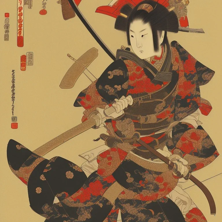 Ukiyo-e, samuri