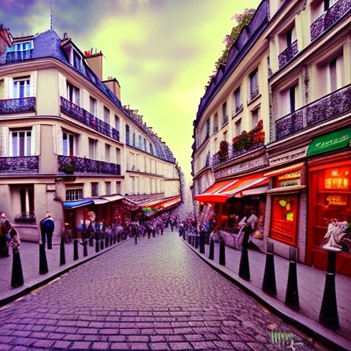 paris, montmartre, photography, tilt shift