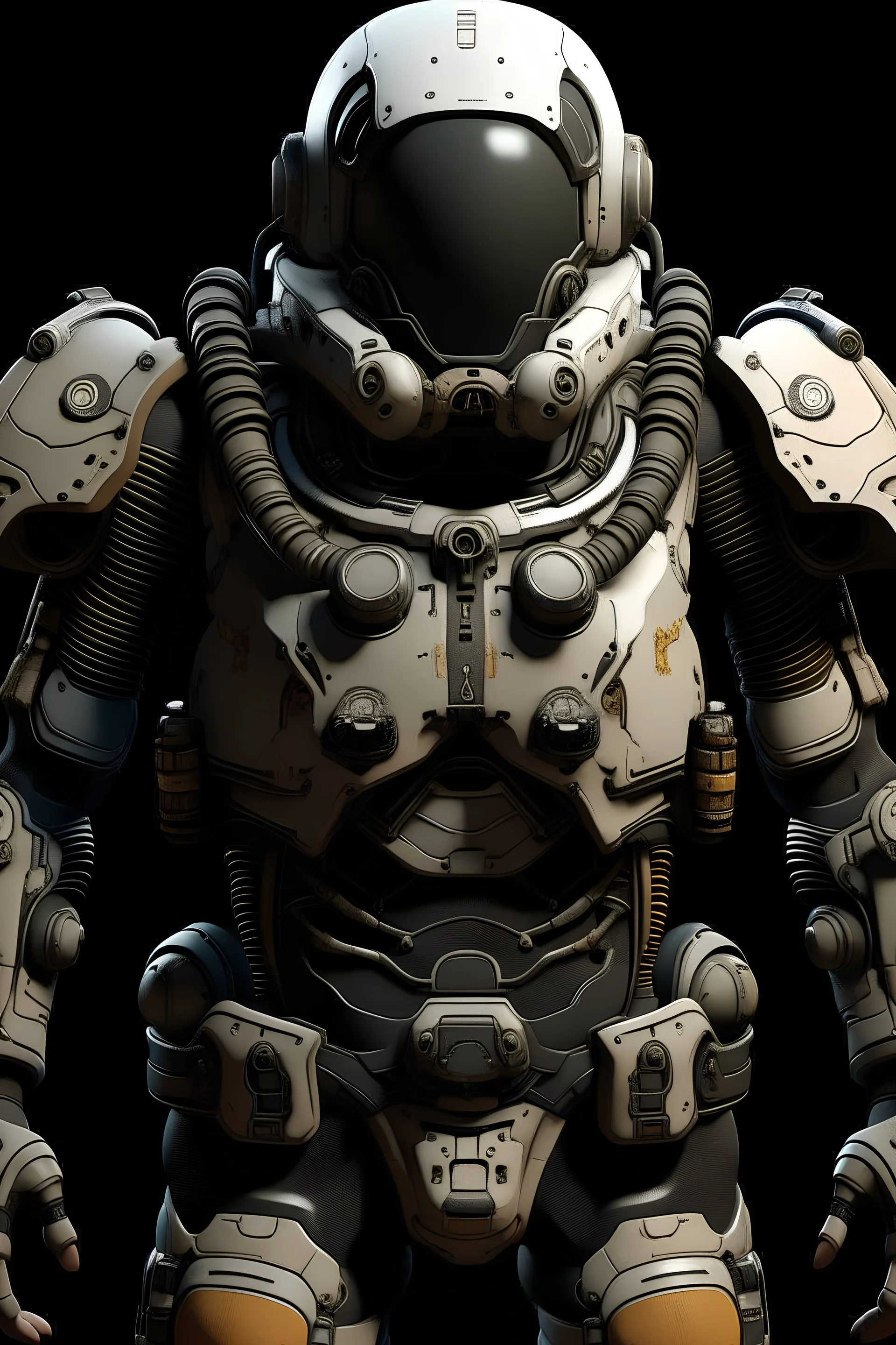 Upper Torso of an Adventurer in an exo-suit