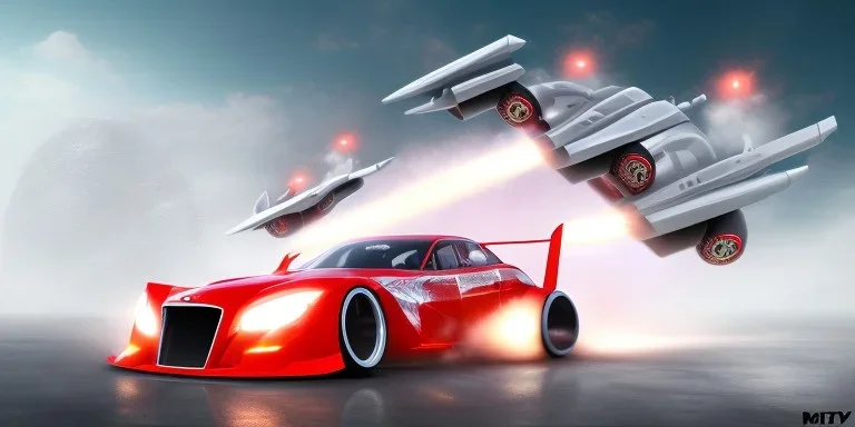 crazy jet car