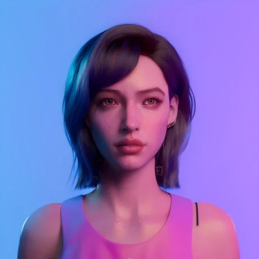 Vaporwave adult female