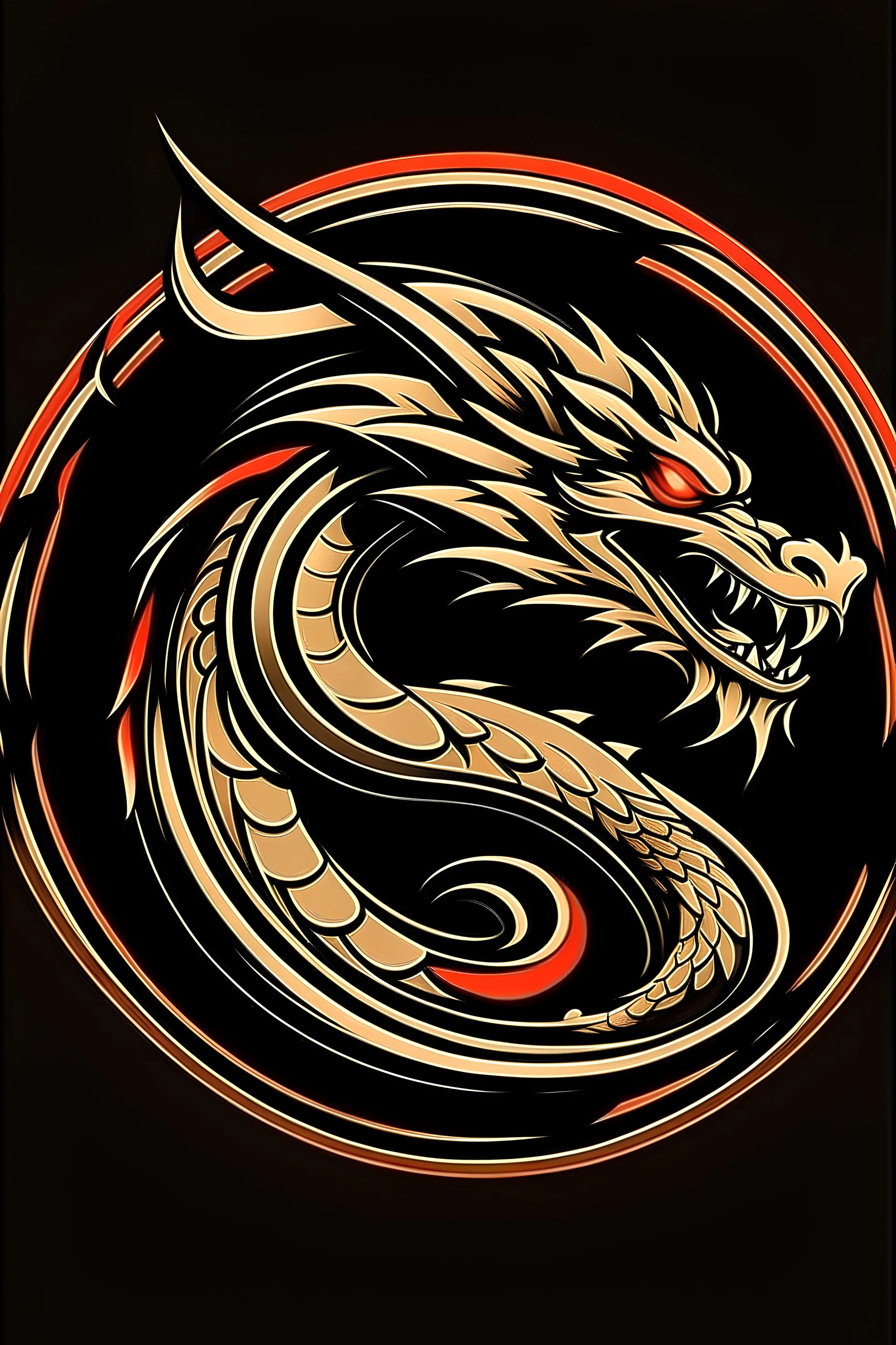 Logo graphique Dragon