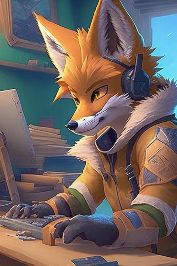 fuchsjunge spielt fortnite