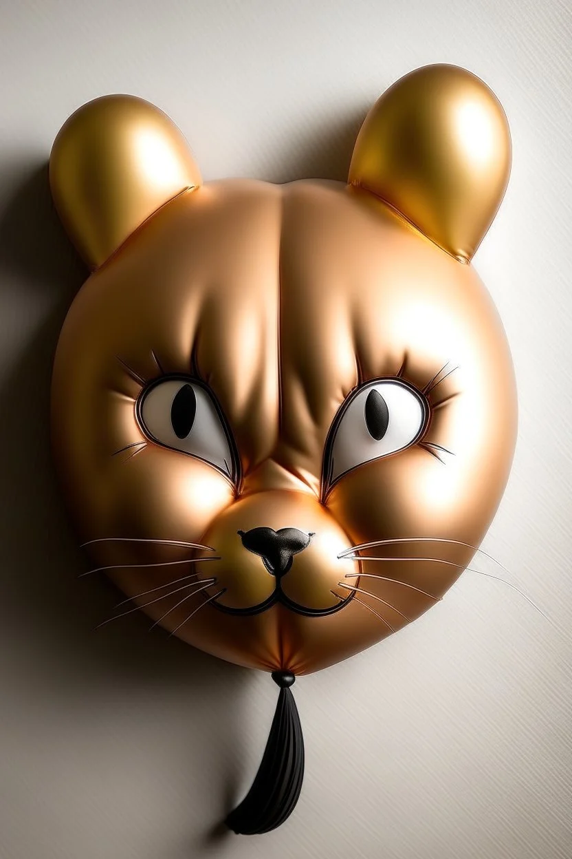 balloon shaped like a cat head