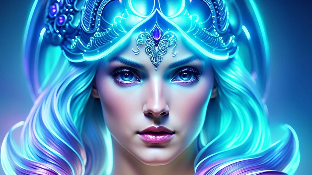 Lexica Aperture v2 Hyper detailed ultra sharp, trending on artstation, vibrant aesthetic, blonde ethereal sublle (((smiling)))+++ luminous heavenly goddess, angel, colorful, psychedelic, ornate, intricate, digital painting, concept art, smooth, sharp focus, illustration, not human anthropomorphic alien cyborg, art by artgerm and greg rutkowski and h. r. giger, louis royo, salvador dali, 8 k