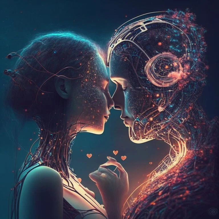 connected AI romantic