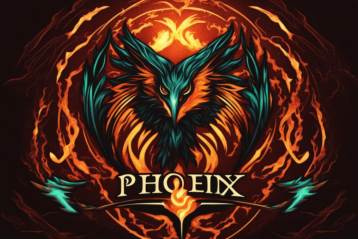 Phoenix like infinity logo