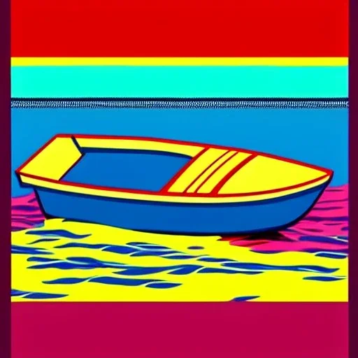 boat pop art