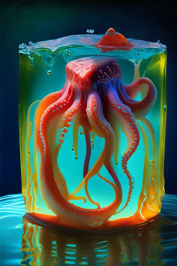 jello-o octopus; magic realism