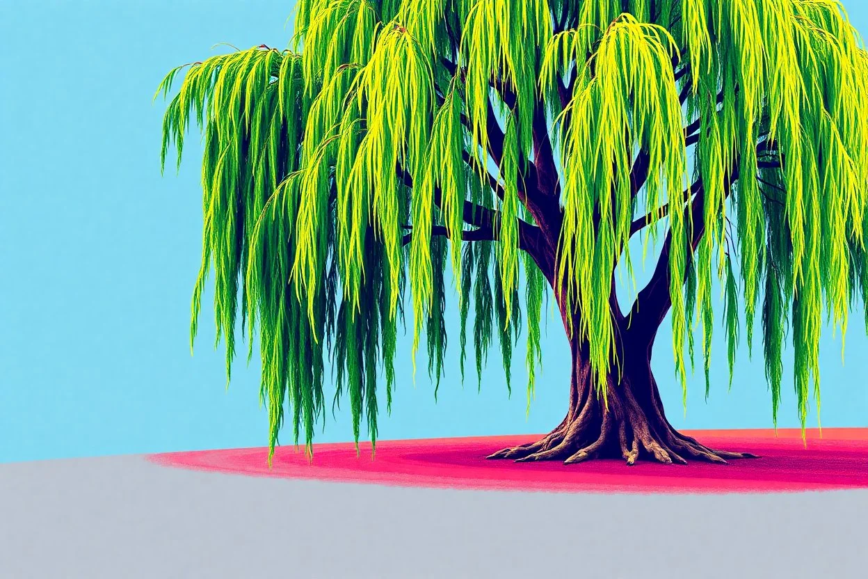 pop art pixels 1000 images willow tree absract