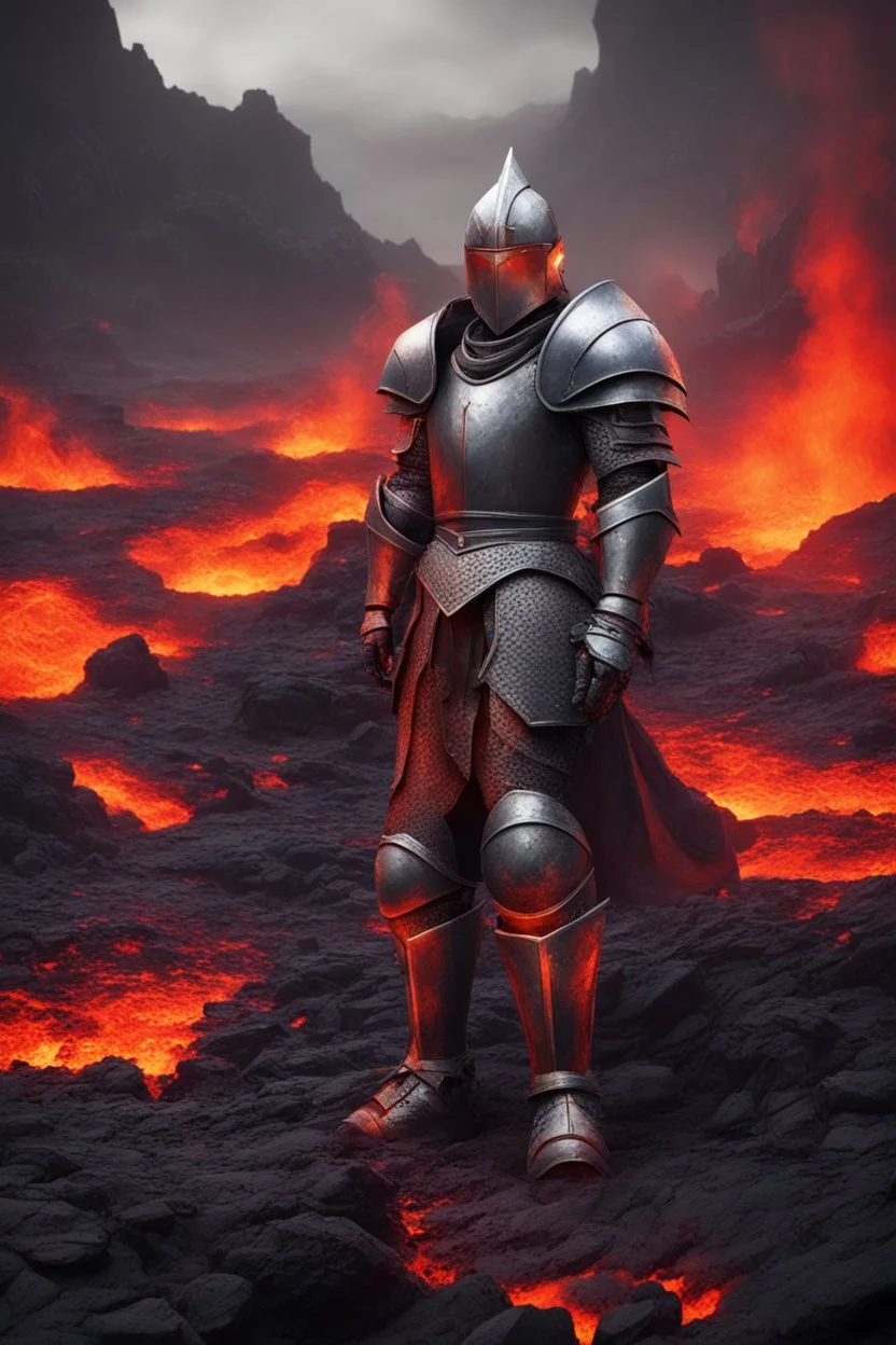 knight in the lava land