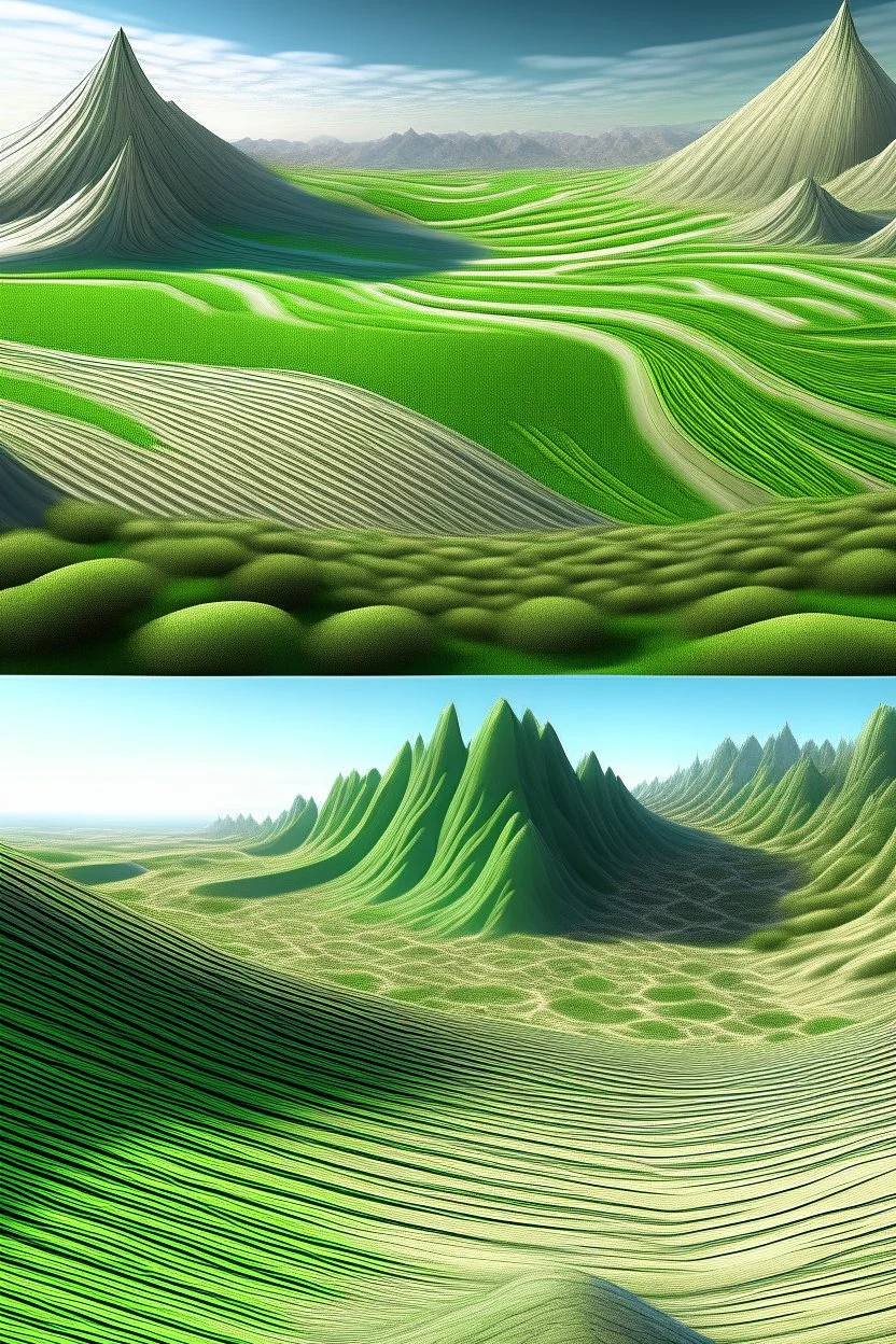 silurian periode parallel real lanscapes