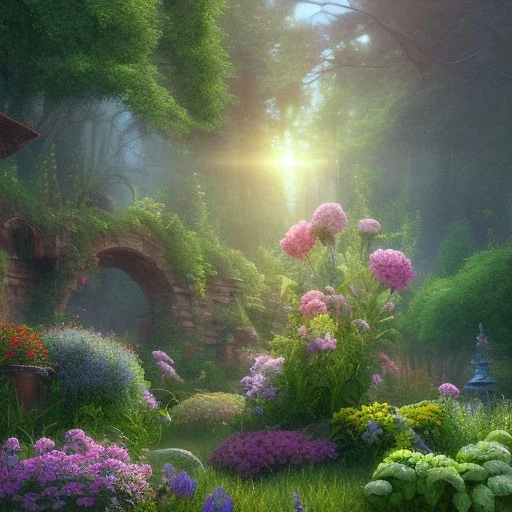 pixar style, volumetric summer garden environment and background, realistic painting of parfüm bottle, looking excited, volumetric lighting, dramatic lighting, detailed digital painting, extreme dense and fine fur, anime, ornate, colour-washed colors, elegant, small minutiae, tiny features, particulars, centered, smooth, sharp focus, renderman gofur render, 8k, uhd, detailed eyes, realistic shaded volumetric lighting, sunlight caustics, backlight, centered camera view