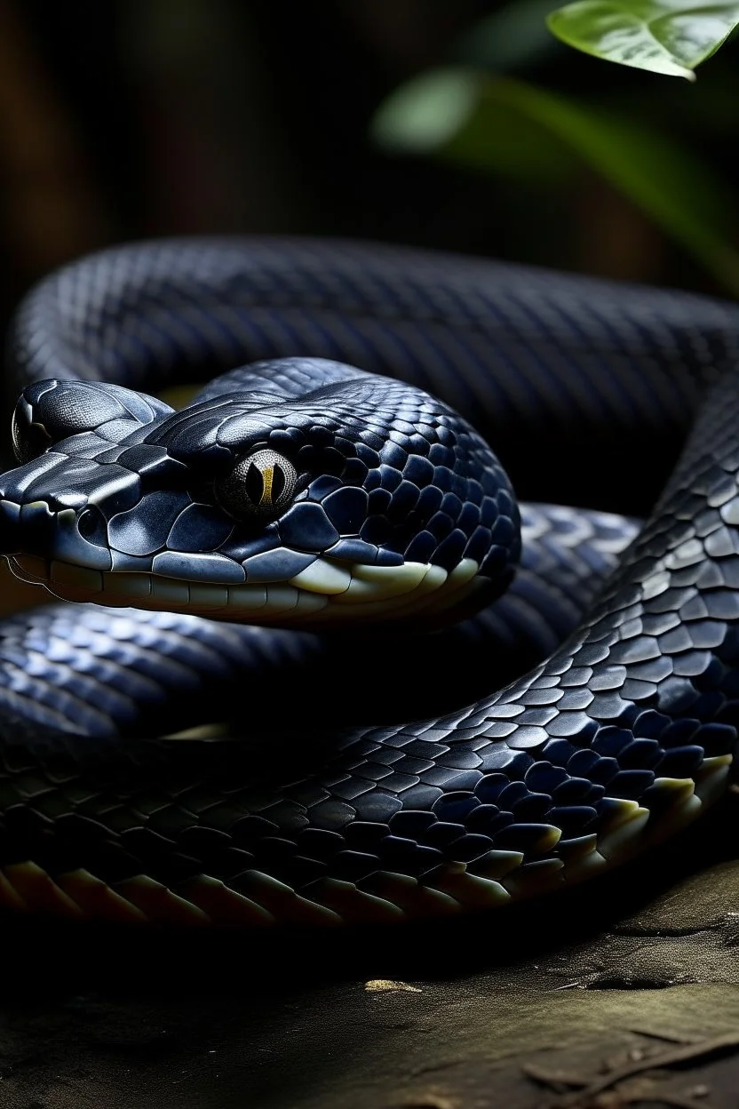 A black snake