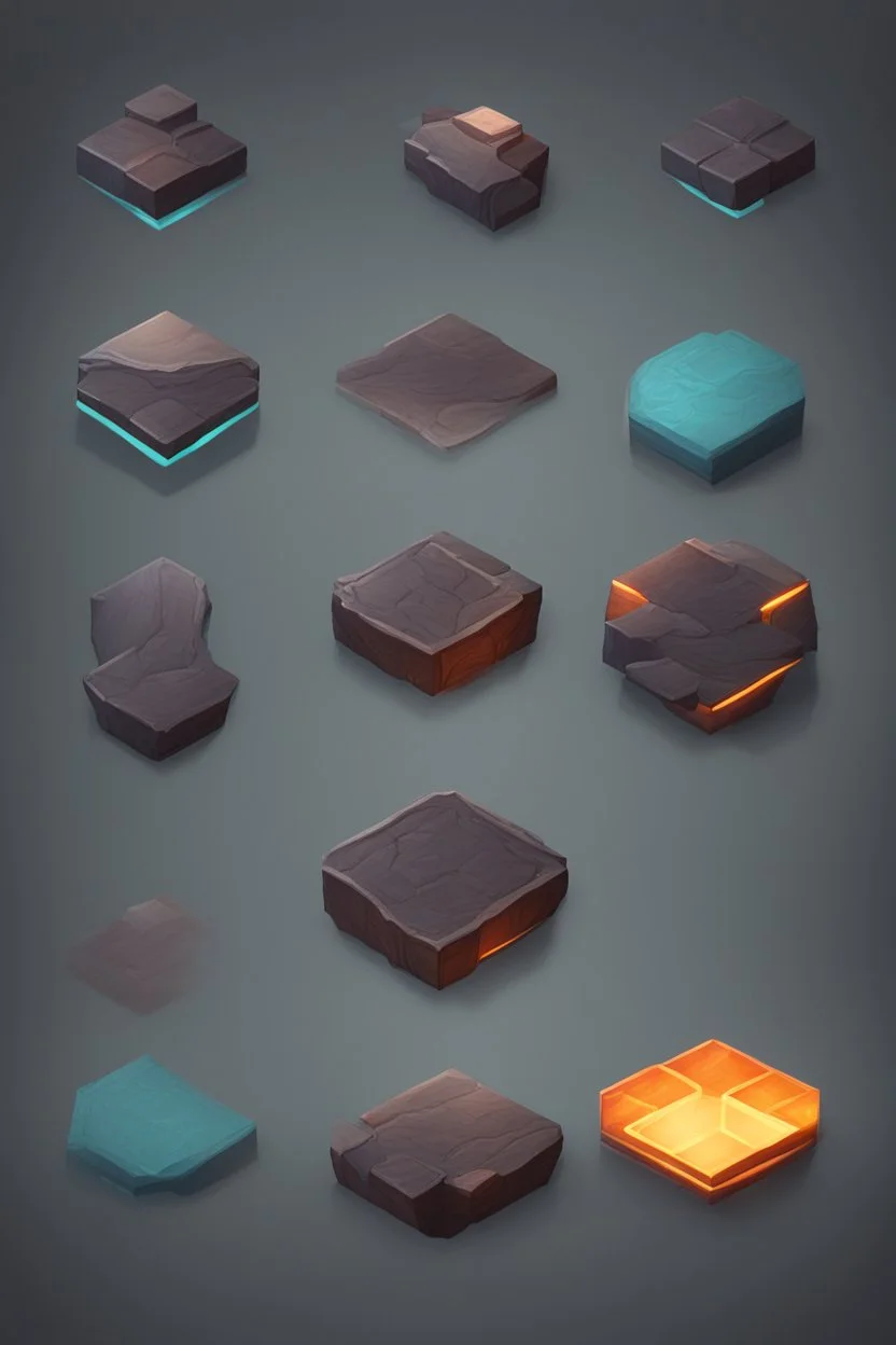 A game asset hexagon.