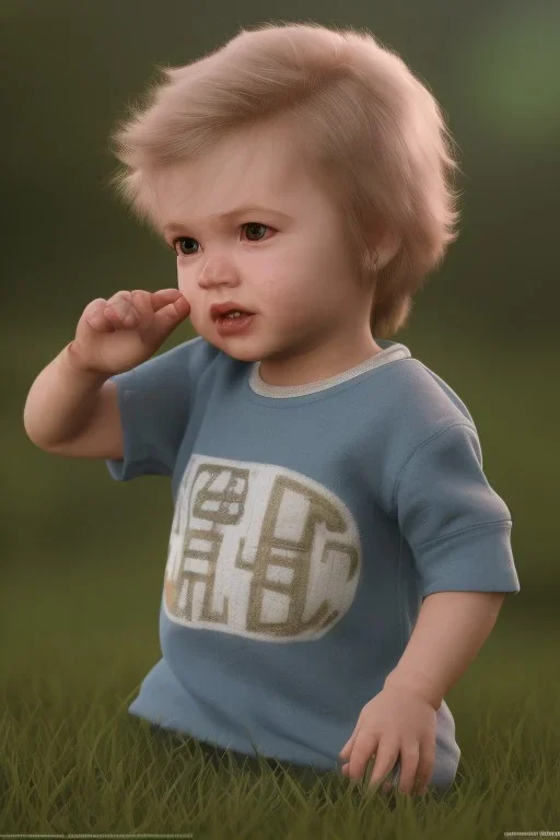 Jake gyleenhall toddler, full body, bokeh, hyper realistic