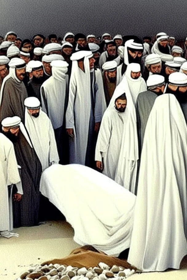 A funeral for the Sheikh.