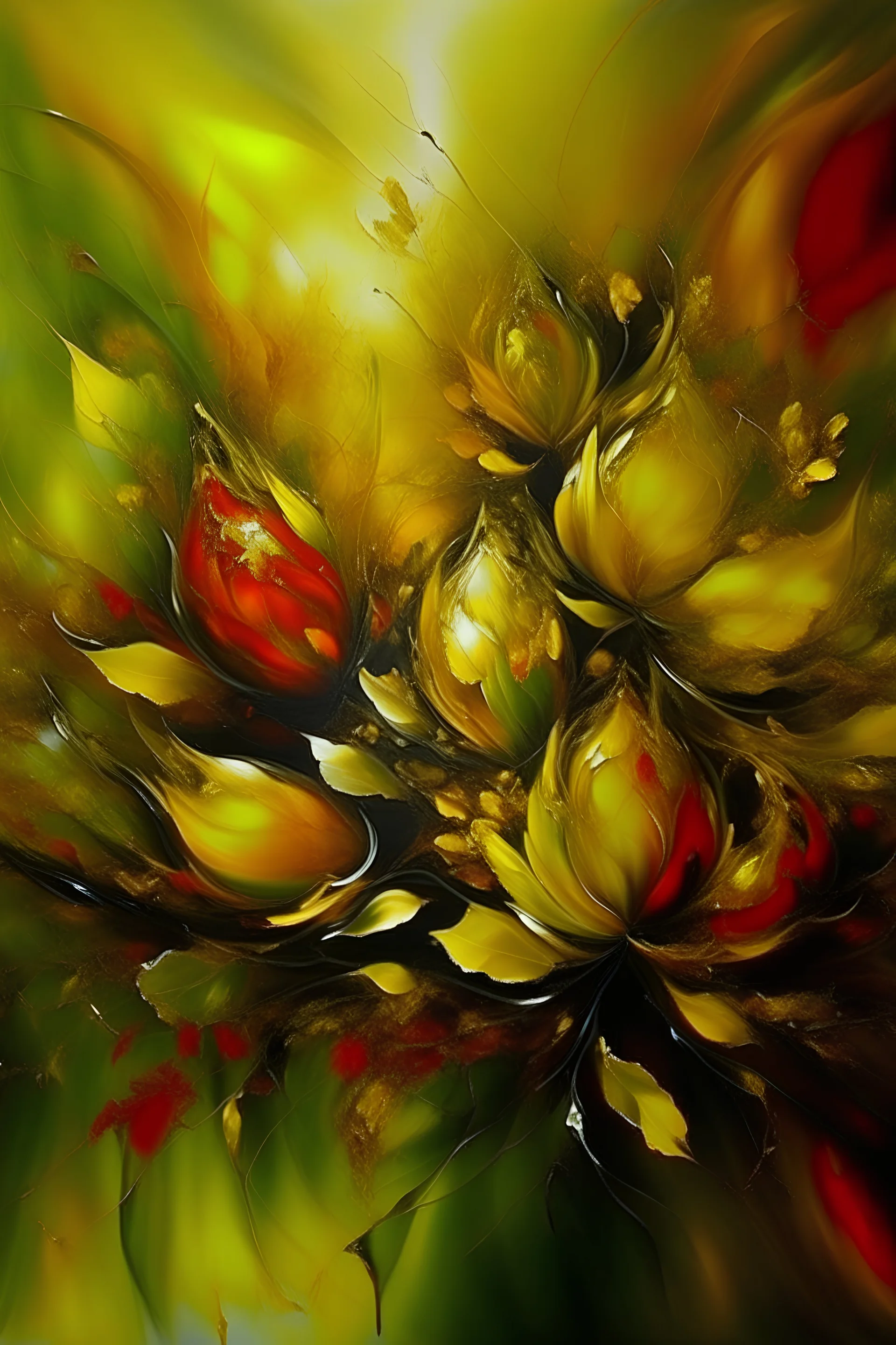 art painting, abstract, , botanical, gold, the ultimate expression of savor-faire, museum collection, world famous painting