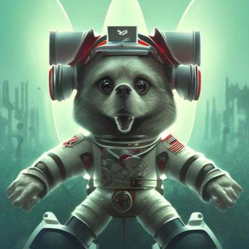 cyberpunk hacker honey badger