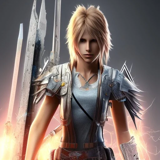 lightning from Final Fantasy XIII