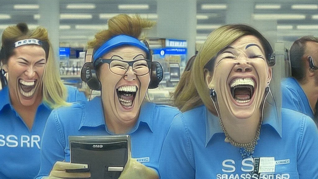 sears customer service laughing in customers faces while ignoring the phones