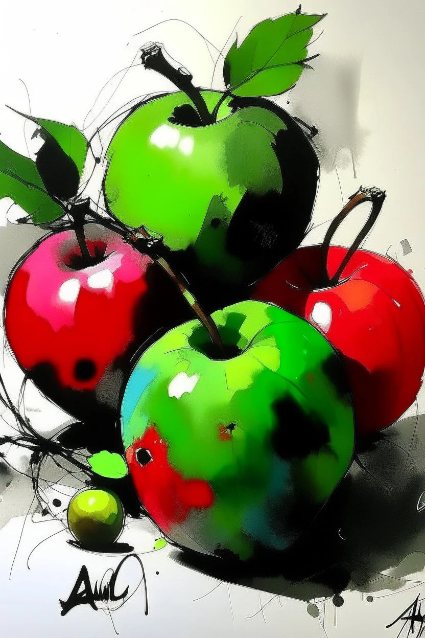Apples by Anthony Lister