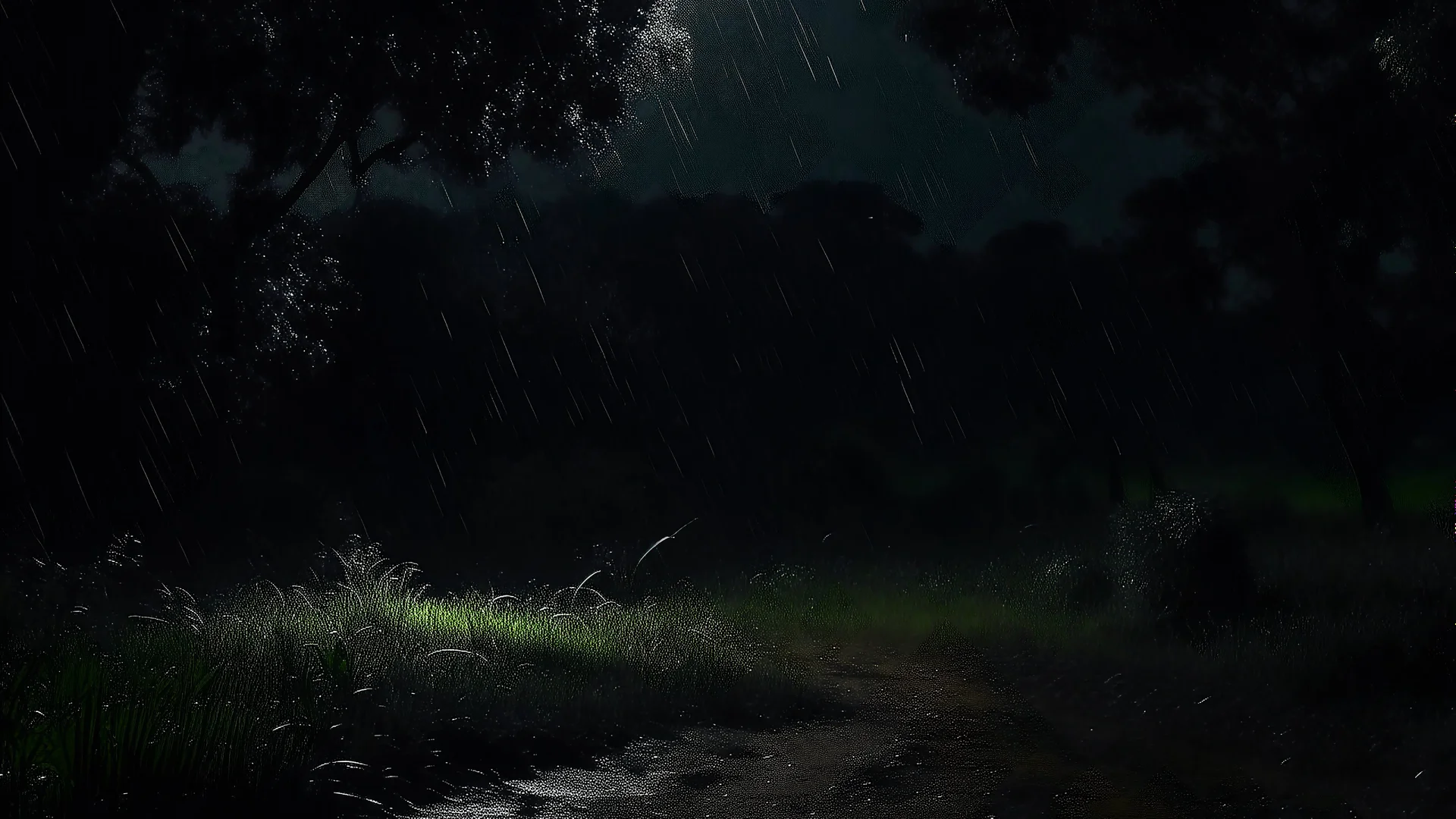 The rains and the wildness of the night