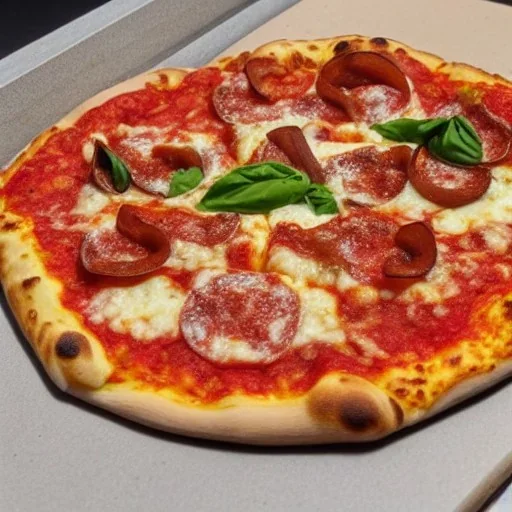 Realistic italian Pizza