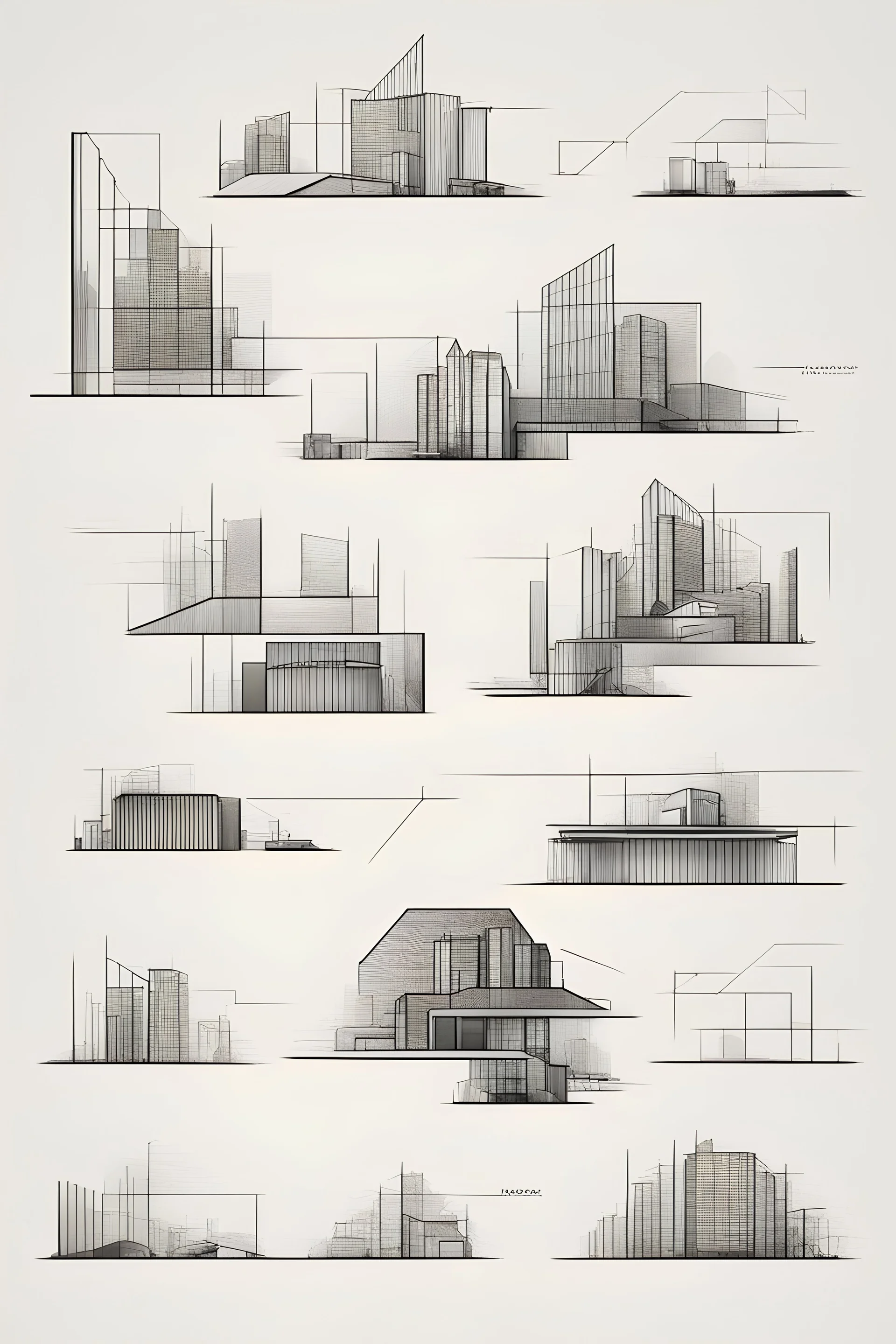 Diseña un logo minimalista utilizando el nombre Hugo Poggi y la palabra Arquitectura. Colores tonos terrosos al cobrizo y rojizo. Debera contener la abstraccion de una imagen de casa o construccion.
