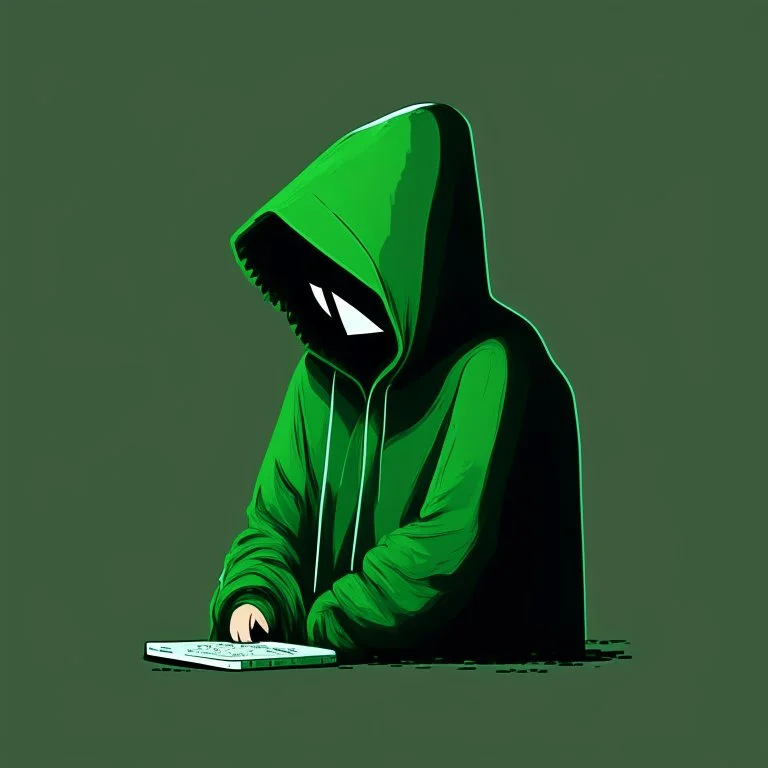 green, minimalistic, beautiful, drawing, art, code, full, png, male, cool, sad, no face