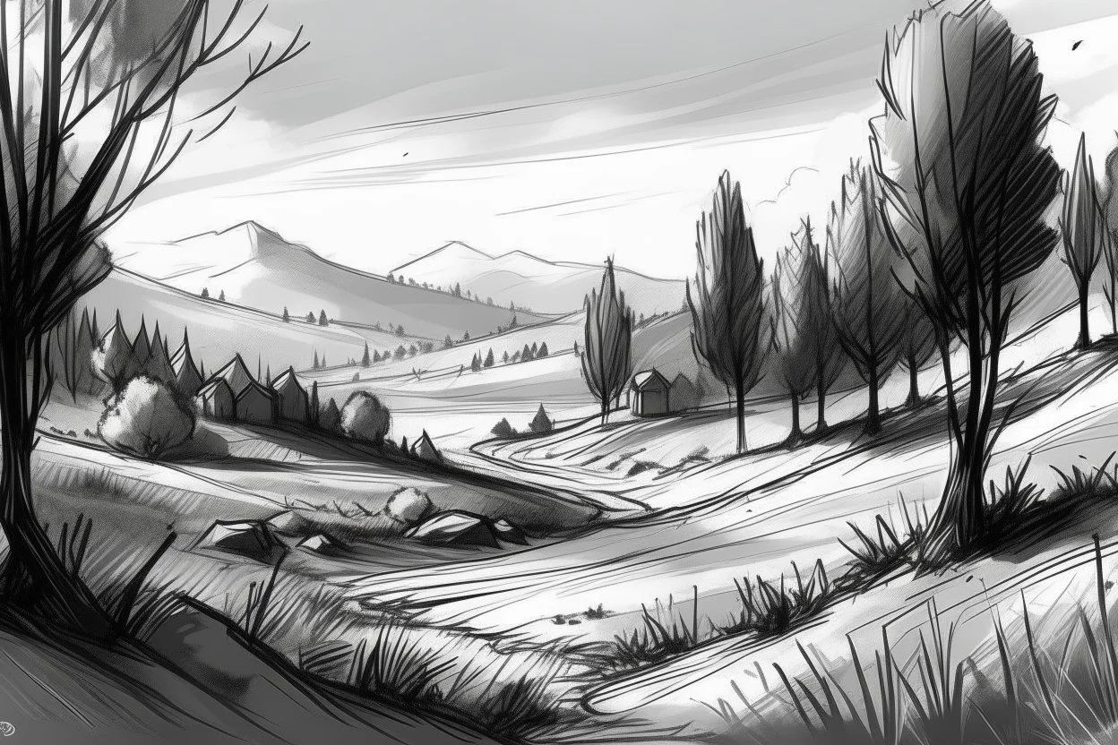 Landscape sketch