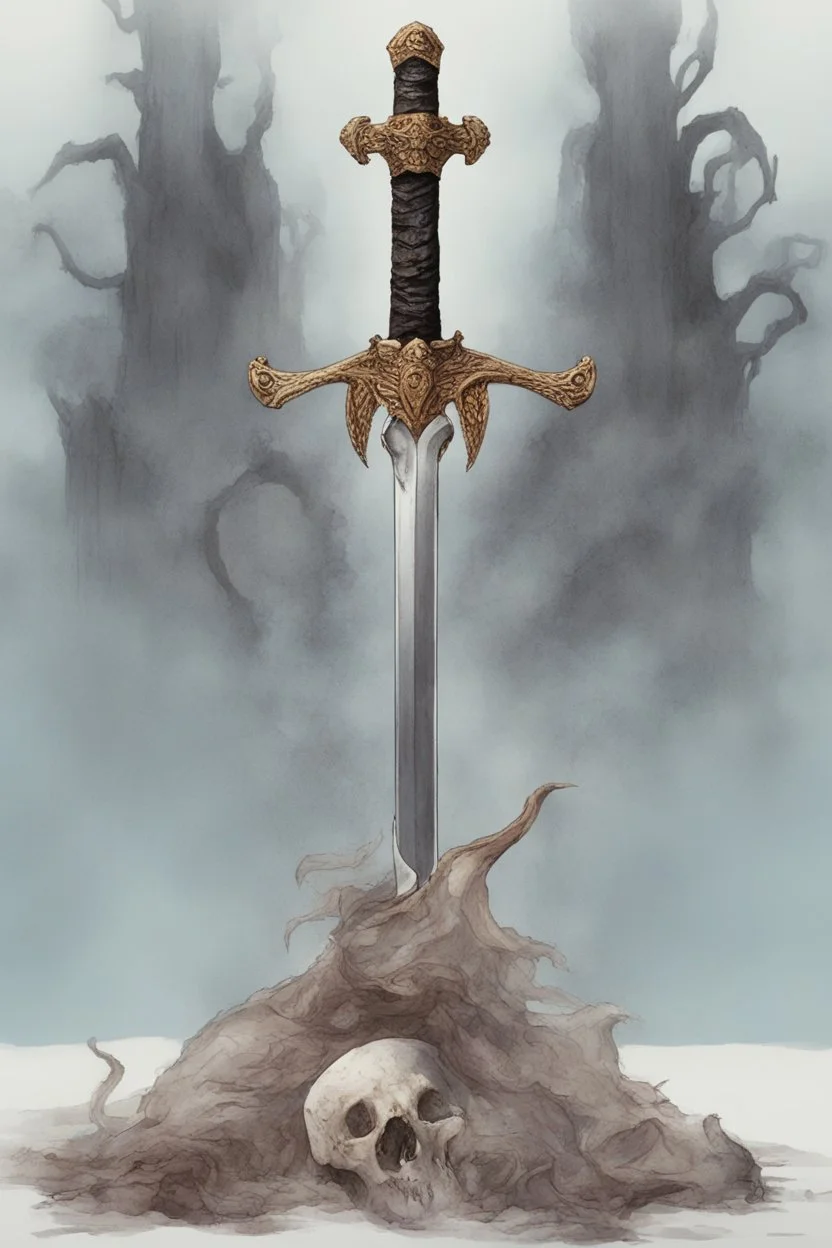 Sword made of bones