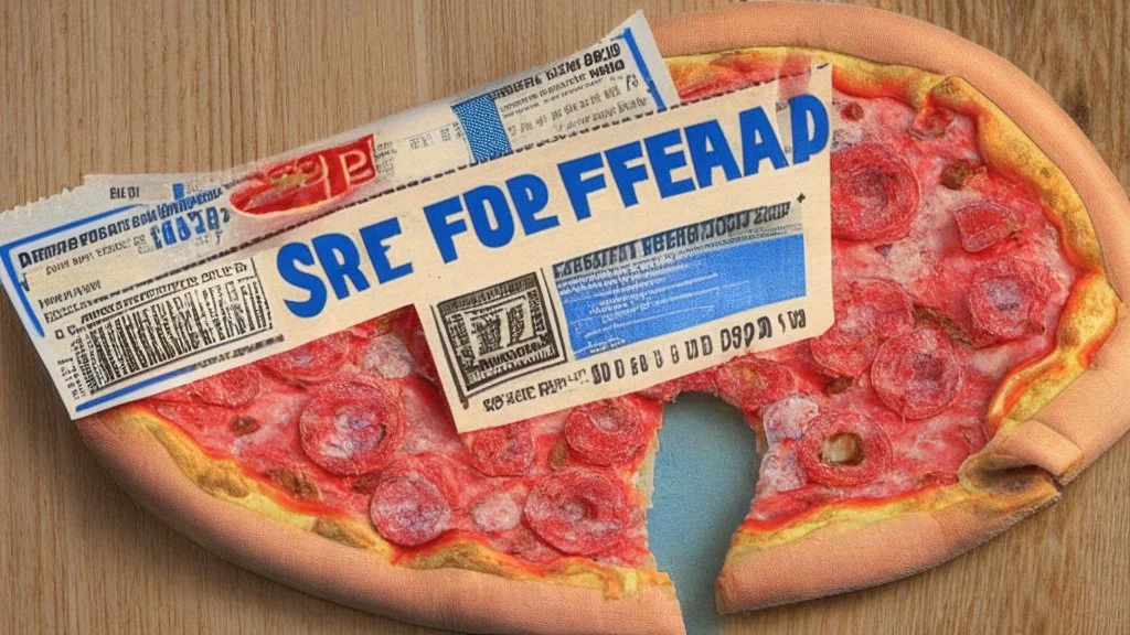 Food stamps as a pizza refund