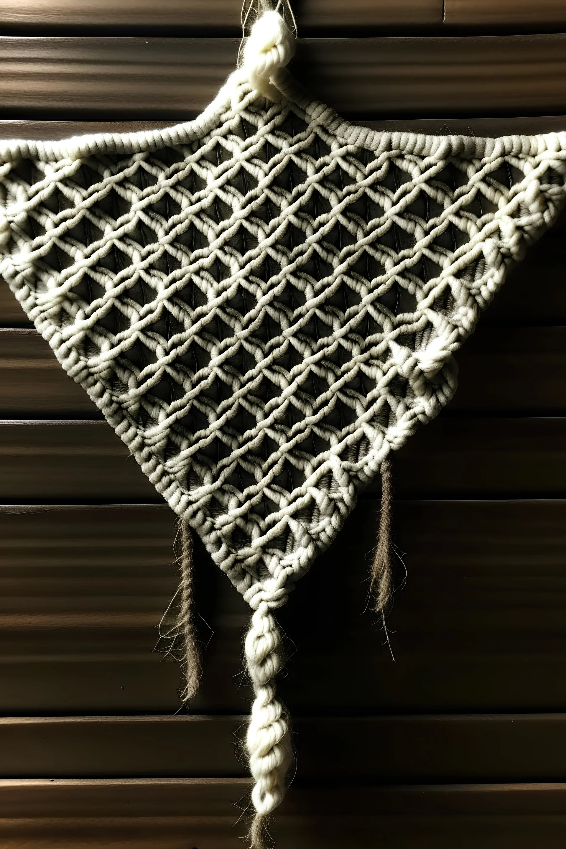 Macramé Diamond Wall Hanging