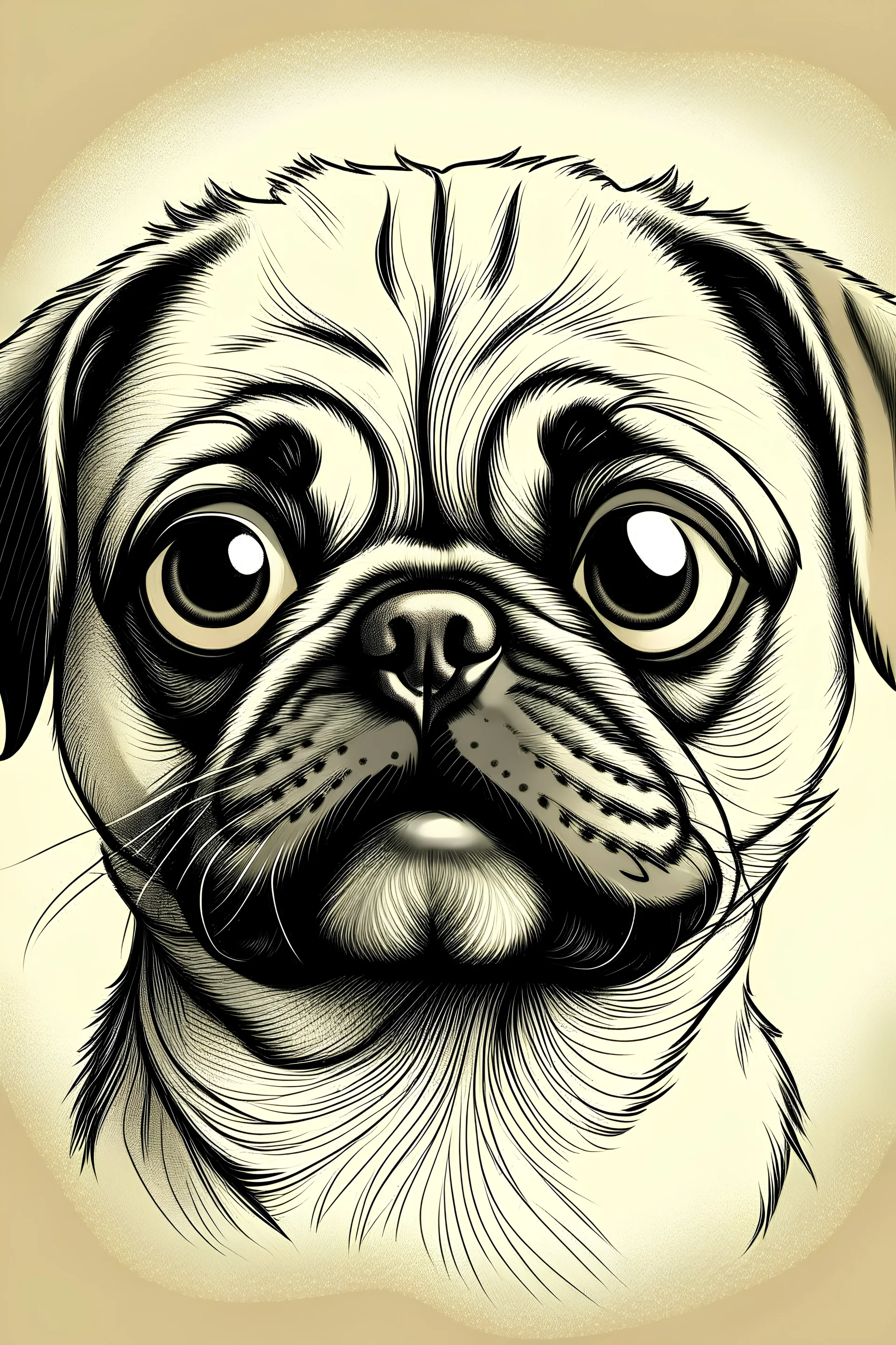 draw a pug
