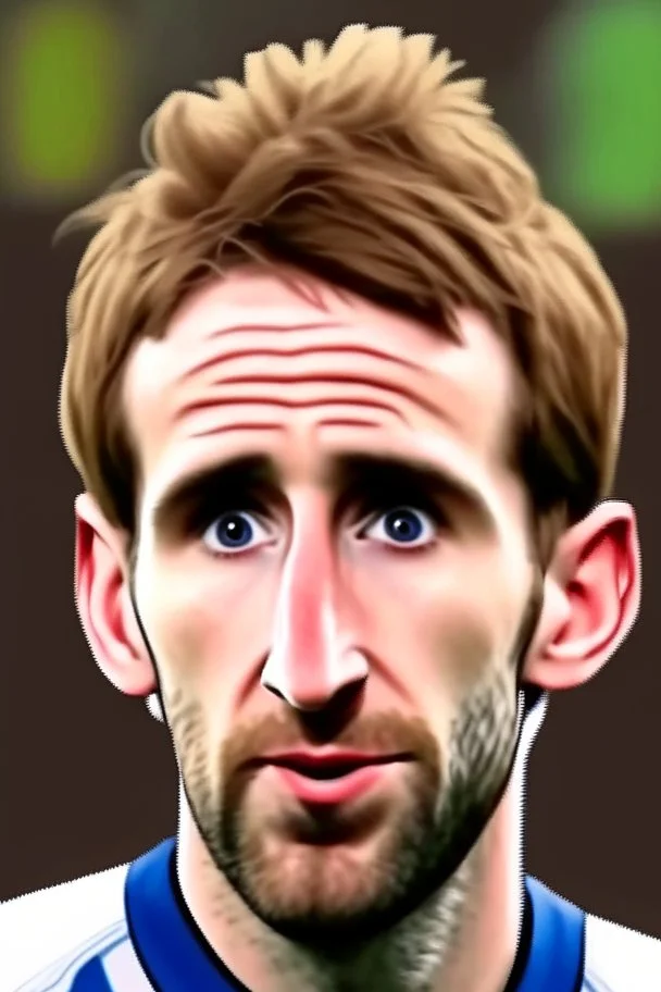 Craig Dawson British soccer player cartoon 2d