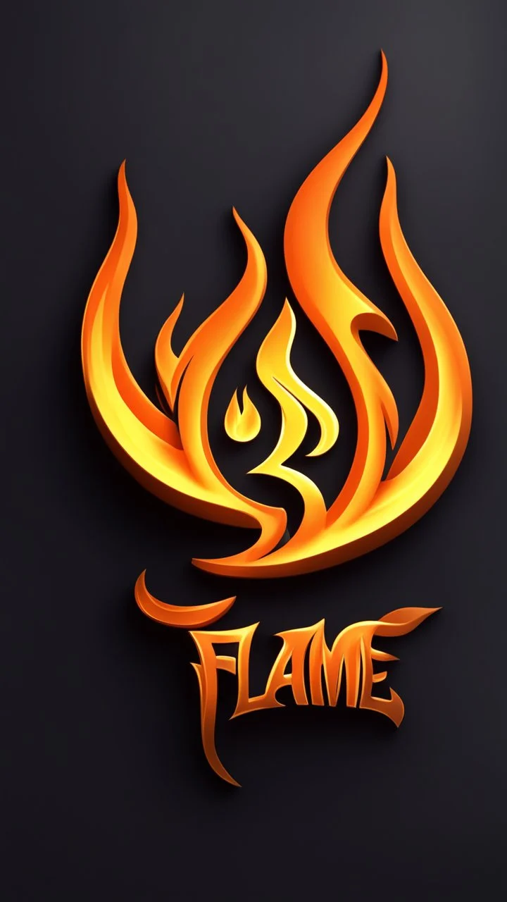 Flame 3D logo at bottom the word “ SAMARRAI”