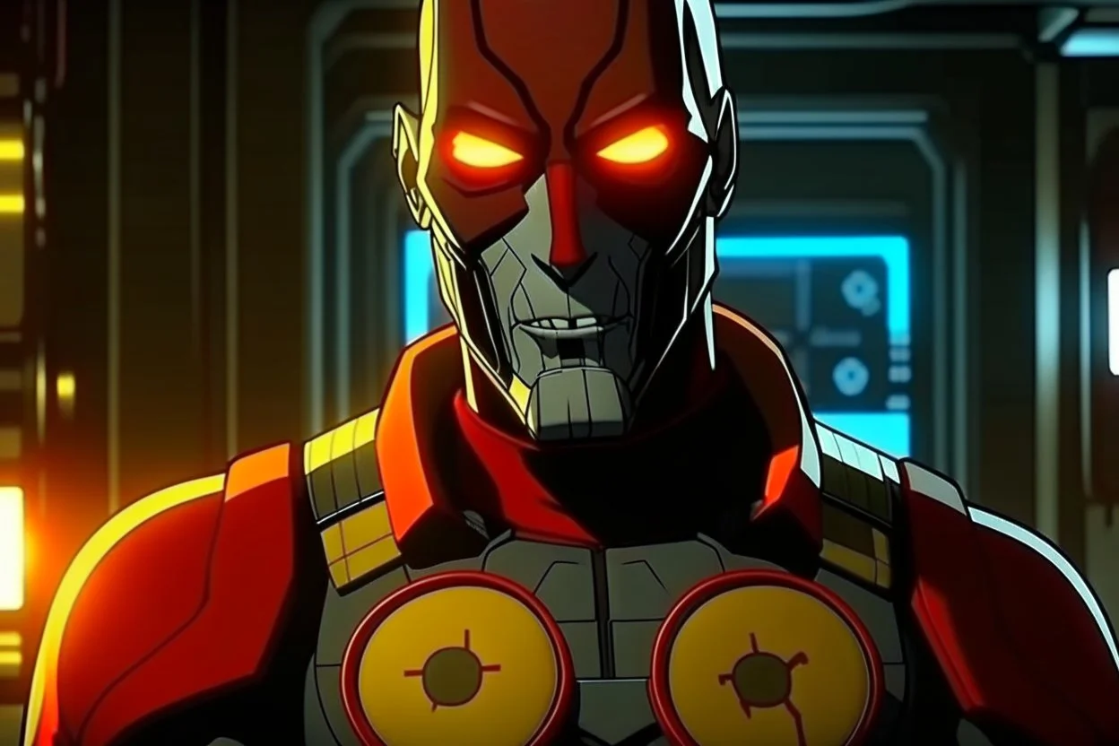 deadshot animated inside a medalion