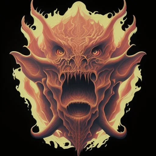 "Craft a compelling and infernal logo for 'Beelzebub,' channeling the essence of this demonic entity. Infuse the design with dark and sinister aesthetics, incorporating devilish symbolism, intricate details, and an overall malevolent atmosphere. Utilize a color palette that conveys the fiery depths of hell, and employ typography that exudes a sense of demonic authority. The logo should evoke fear and fascination, capturing the legendary and malefic nature of Beelzebub."