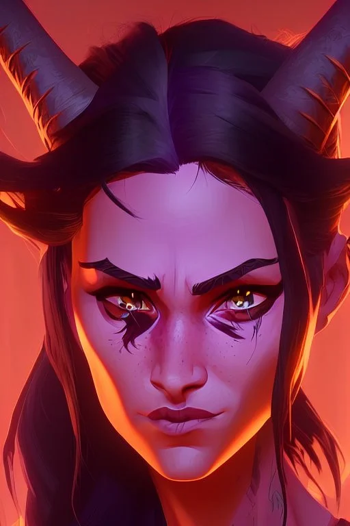 bright red glowing eyes, medieval city background