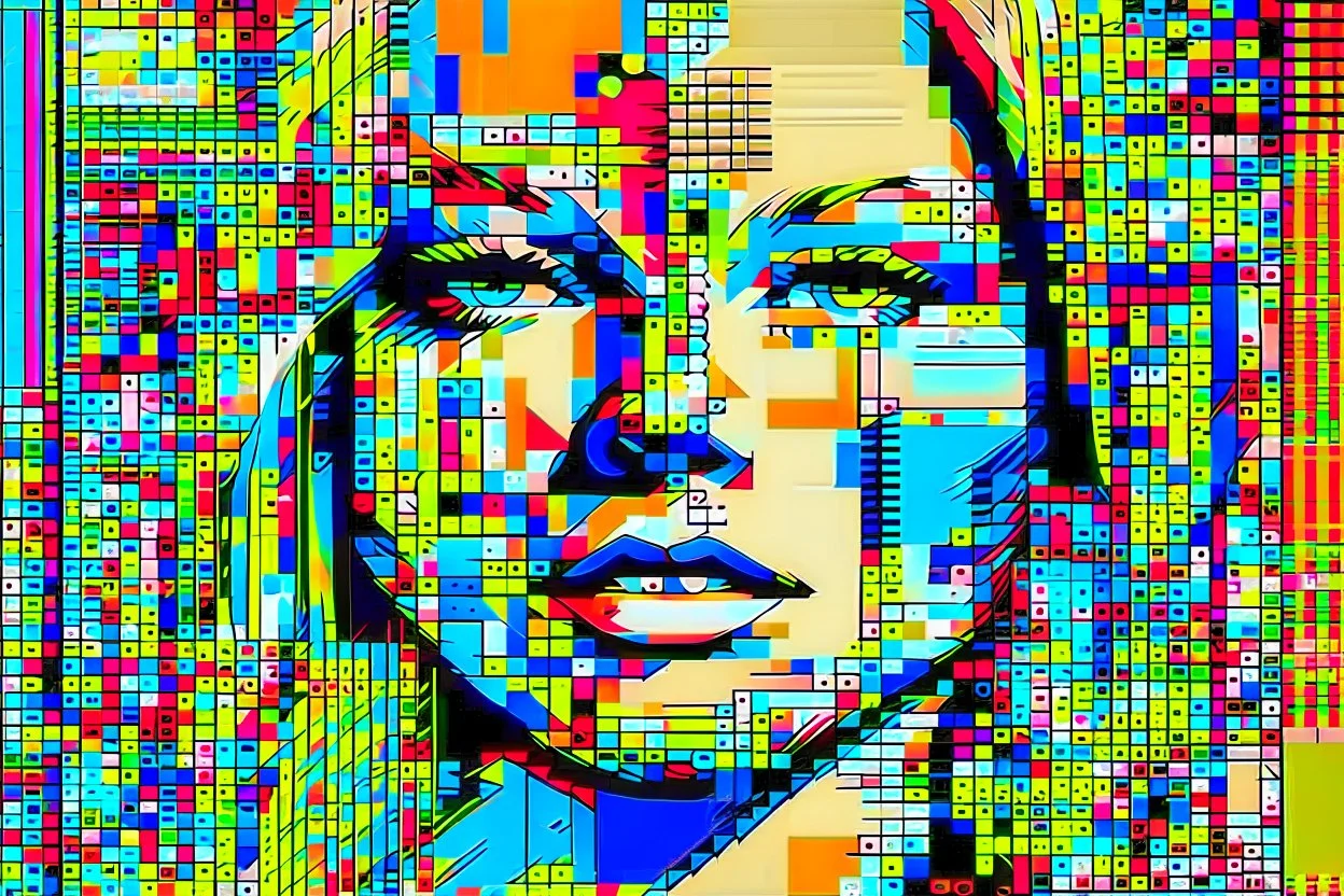 pop art pixels 1000 images cool degen mfer trade - retreat - strategise - repeat