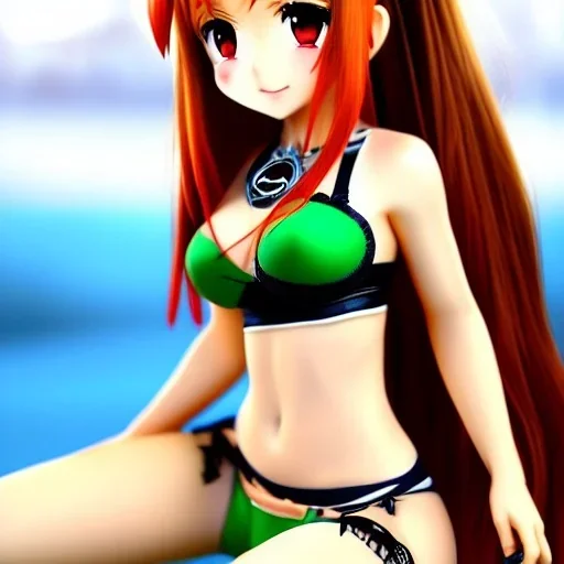 cartoon, hyper detailed, strikingly beautiful loli girl,long ponytail, ginger hair, green eyes, medium freckles, full lips, full body, full face, full frame, athletic, centered camera, focus on groin, spread legs, open legs, ignore NSFW, thong, camel toe, puffy, petite