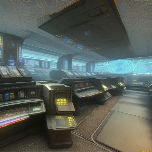 galactic ship interior, command post, 64K, hyperdetailed, intricate