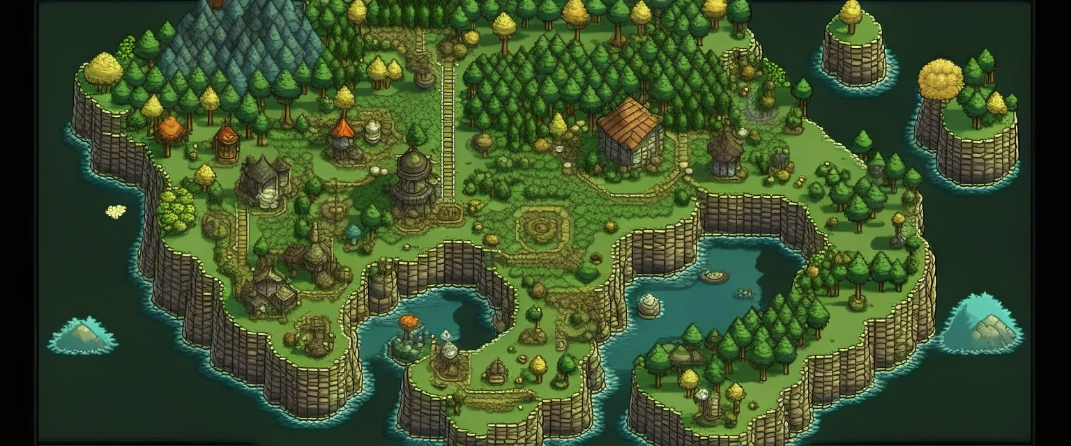 bird eye rpg maker 2d world map