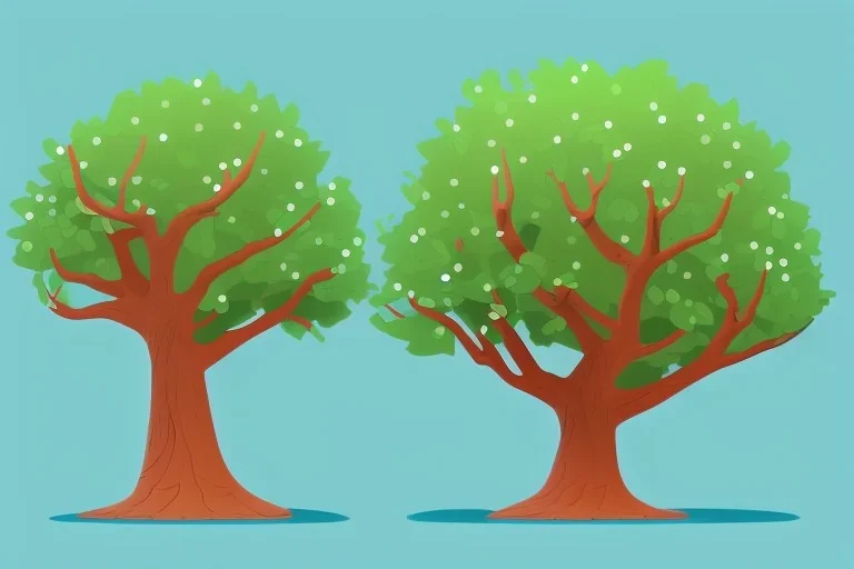 Vector illustration tree coler