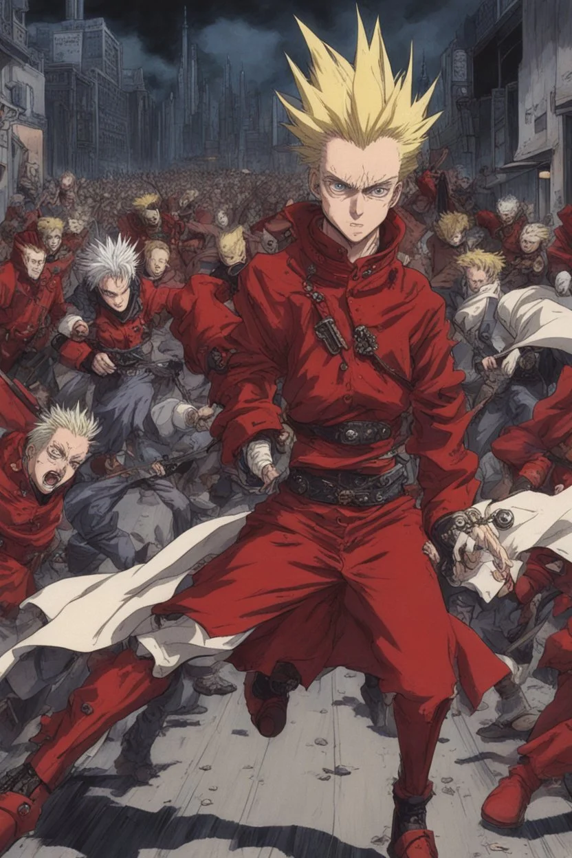 The Vash Stampede in the blood