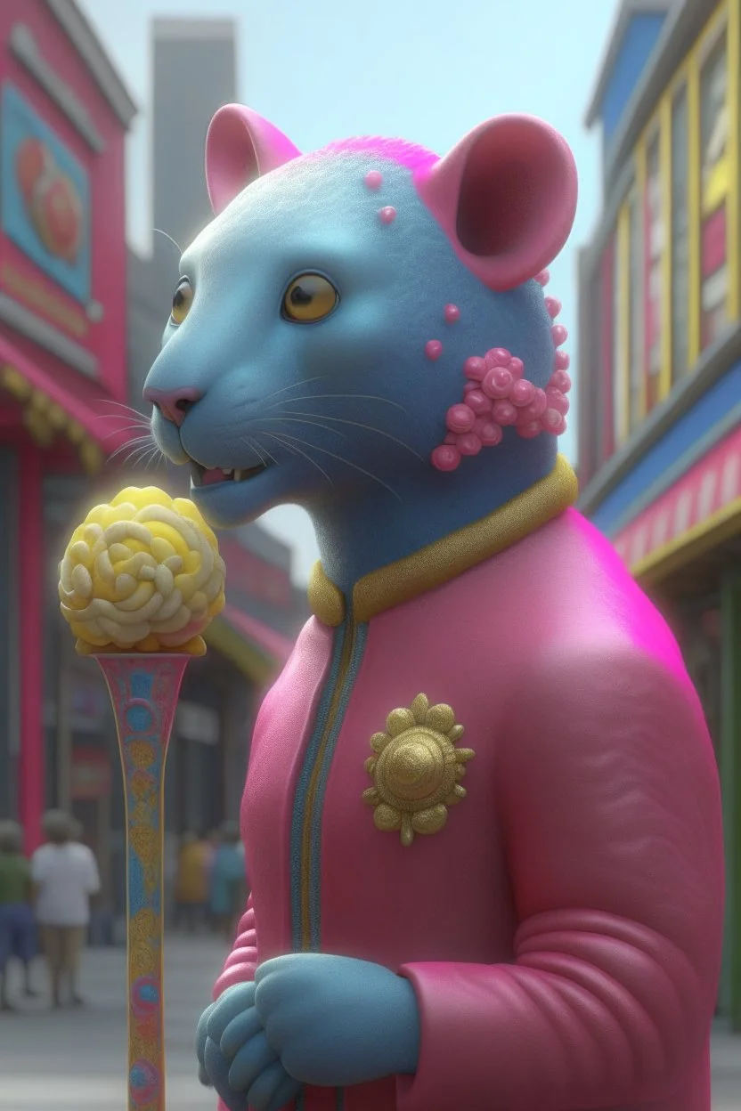 Popsicle animal , 3d 4k octane render, lifelike, photorealistic, artstation, illustration, smooth, sharp focus, ornate, intricate, complex, highly detailed, digital painting, smooth, art by tom bagshaw, akihiko yosh