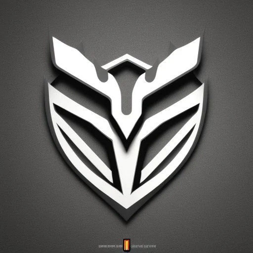 logo with the letter R end N, black and white