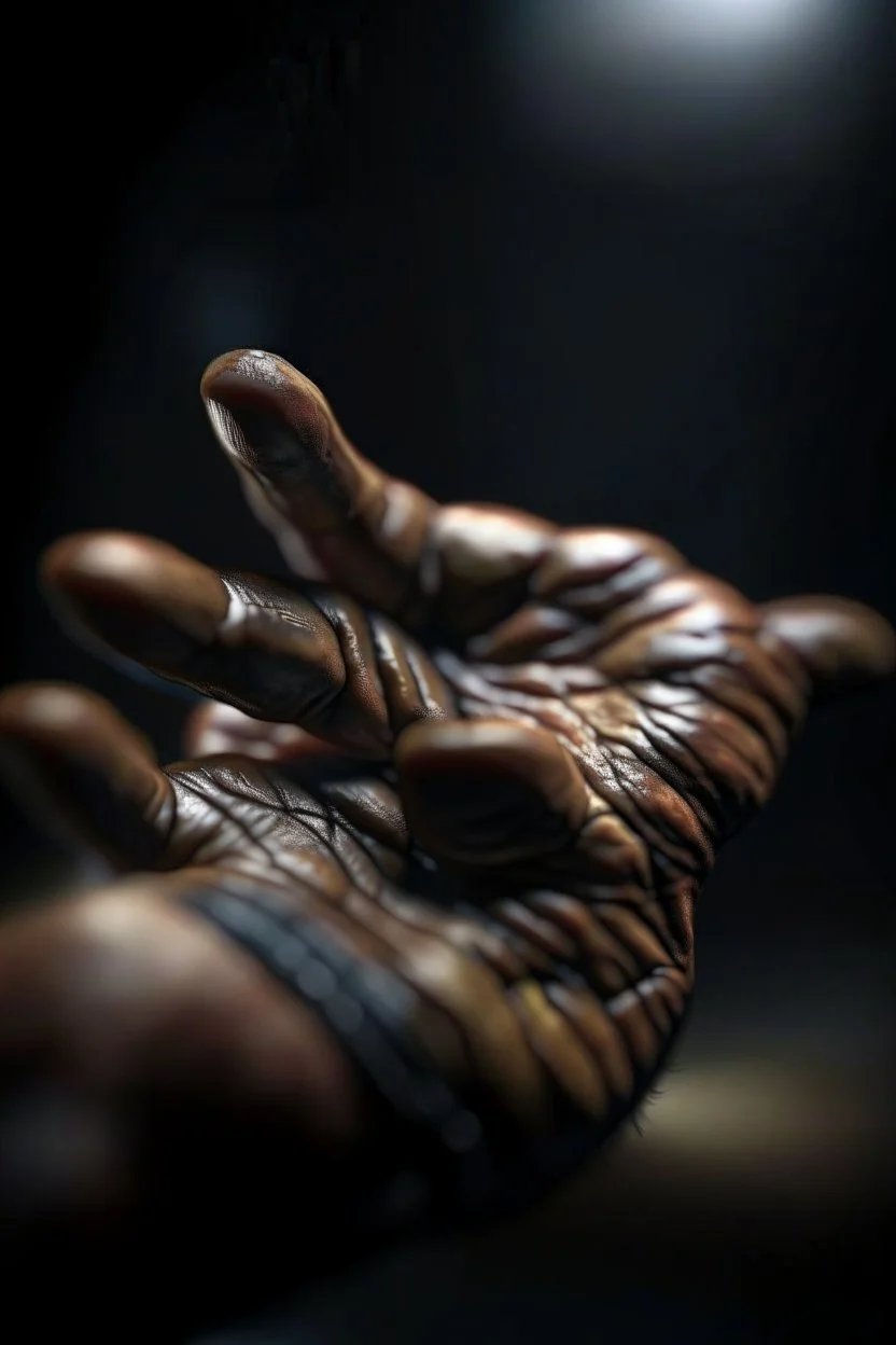 hand with six fingers, shot on Hasselblad h6d-400c, zeiss prime lens, bokeh like f/0.8, tilt-shift lens 8k, high detail, smooth render, down-light, unreal engine, prize winning